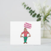 Danke für die Rezession, Herr Powell Postkarte (Stehend Vorderseite)