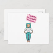 Danke für die Rezession, Herr Powell Postkarte (Vorne/Hinten)