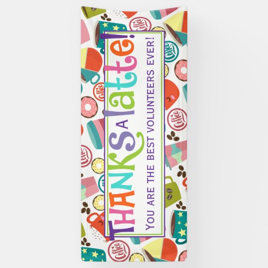 Danke für die späte Kaffeebewertung Banner (Vertikal)