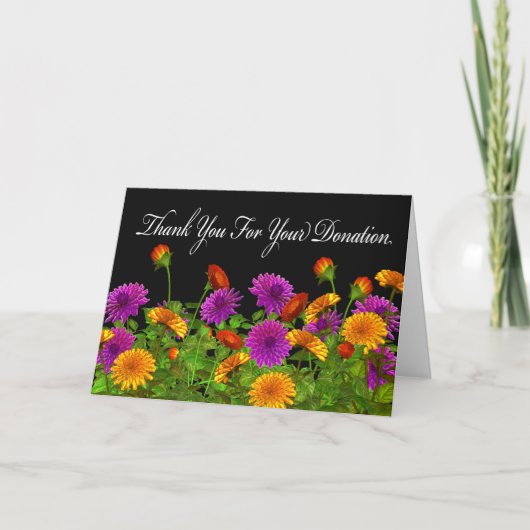 Danke, für die Spenden-Gruß-Karte Dankeskarte (Vorderseite)