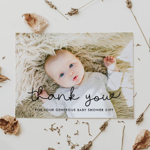 Danke für die süße Babyparty Postkarte