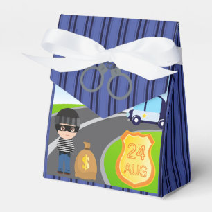 Danke für die Teilnahme an der Polizei-und-Räuber- Geschenkschachtel