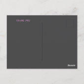 DANKE FÜR DIE TEILNAHME AN NATUREREIGNISSEN POSTKARTE (Rückseite)