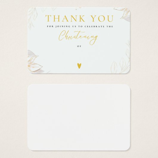 Danke für die Teilnahme an Weihnachtskarten (Vorne & Hinten)