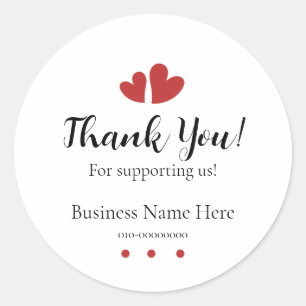 Danke für die Unterstützung Sticker