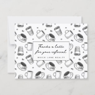 Danke für die Vermittlung eines Immobilienunterneh Postkarte