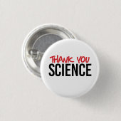 Danke für die Wissenschaft Button (Vorne & Hinten)