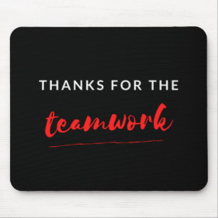 Danke für die Zusammenarbeit Mousepad