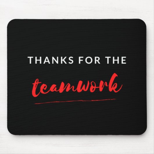 Danke für die Zusammenarbeit Mousepad (Vorne)