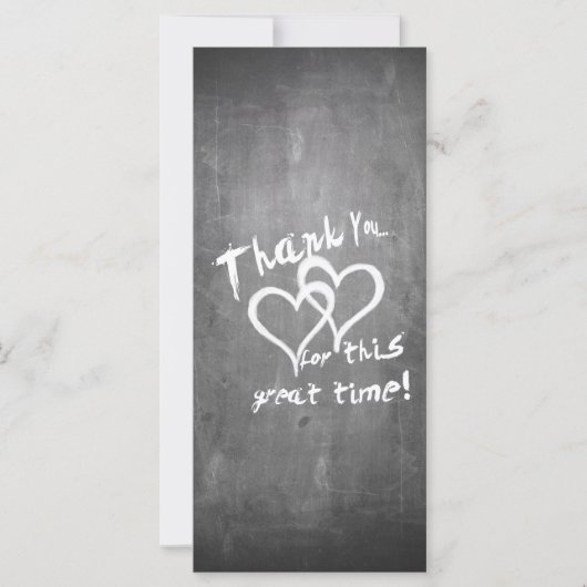 Danke für diese tolle Zeit auf dem Kreidebrett (Vorderseite)