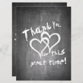 Danke für diese tolle Zeit auf dem Kreidebrett (Vorne/Hinten)