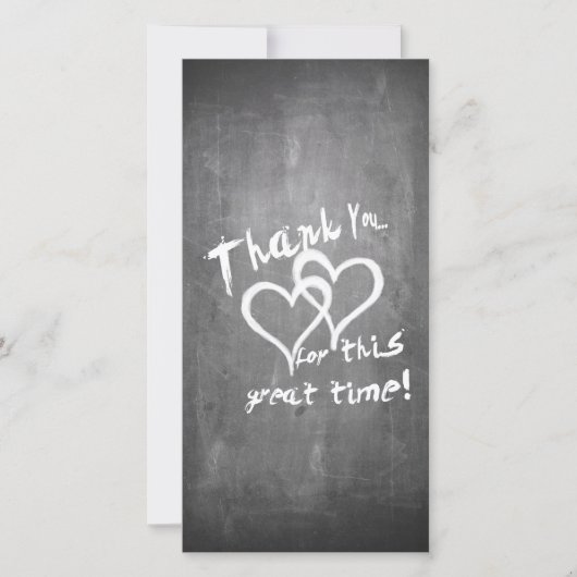 Danke für diese tolle Zeit auf dem Kreidebrett (Vorderseite)