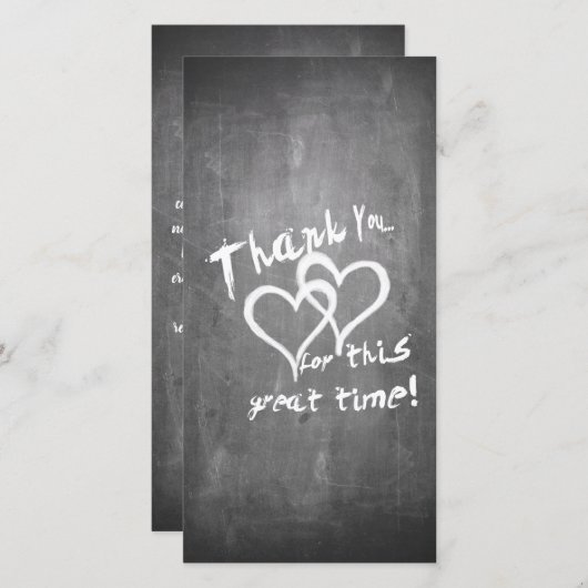 Danke für diese tolle Zeit auf dem Kreidebrett (Vorne/Hinten)