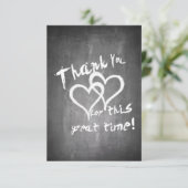 Danke für diese tolle Zeit auf dem Kreidebrett (Stehend Vorderseite)