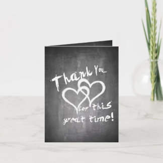 Danke für diese tolle Zeit auf dem Kreidebrett Karte