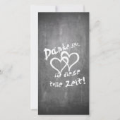 Danke für diese tolle Zeit auf einer Kreidetafel (Vorderseite)