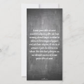 Danke für diese tolle Zeit auf einer Kreidetafel (Rückseite)