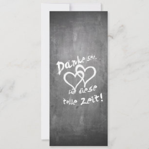 Danke für diese tolle Zeit auf einer Kreidetafel