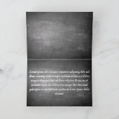 Danke für diese tolle Zeit auf einer Kreidetafel Karte (Innenseite)