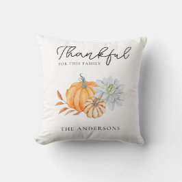 Danke für diesen Erntedank Pumpkin Chic Kissen
