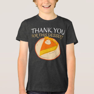 Danke für diesen Nachspeisekinder-Dankfest-Pie Tri-Blend Shirt