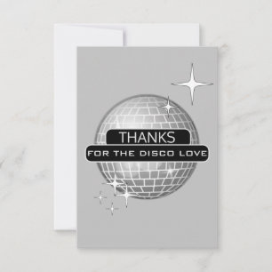 DANKE Für Disco Liebe Ball Retro Geburtstag