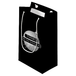DANKE für Disco-Liebes-Birthday-Retroparty Kleine Geschenktüte