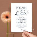 Danke für ein Brunch, moderne klassische Hochzeit Einladung<br><div class="desc">Verkünden Sie Ihr "Für immer und ewig" elegant mit unserer modernen Schwarz-Weiß-Hochzeitseinladung "Happily Ever After Brunch", einer stilvollen und modernen Elopement-Feier-Einladungskarte. Diese für Paare, die ihre Liebesgeschichte fortschreiben, zugeschnittene Einladung findet die perfekte Balance zwischen Raffinesse und Charme und schafft die Atmosphäre für ein unvergessliches Ereignis. Mit einem modernen zeitgenössischen Schriftdesign,...</div>