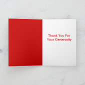 Danke für (Ein Geschenk) (Innenseite)