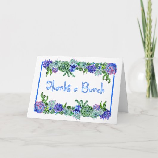 Danke für eine Bündelkarte (Vorderseite)