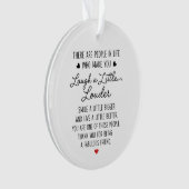 Danke für eine fantastische Freundschaft Ornament (Vorderseite)