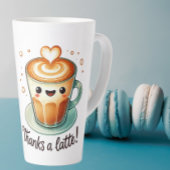 Danke für eine Latte Pun Milchtasse