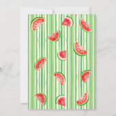 Danke für eine Melone Wasserfarbe Wassermelone 1.  (Rückseite)