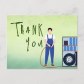 Danke für einen Mechaniker Postkarte (Vorderseite)