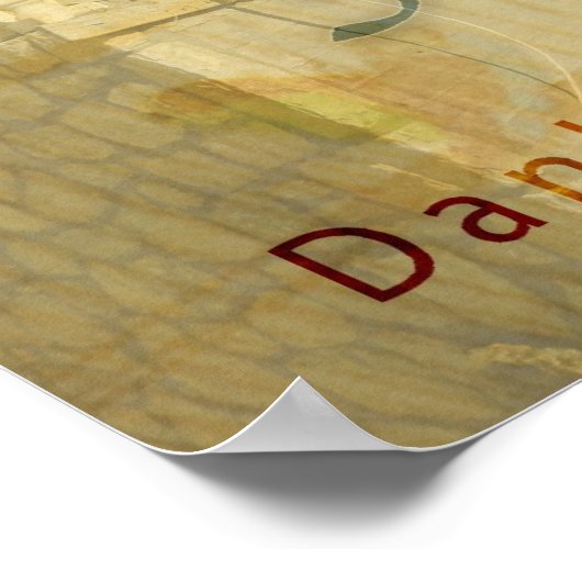 Danke für Erntedank Poster (Ecke)