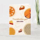 Danke für euch und Erntedank Karte (Vorderseite)