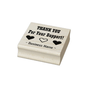 "DANKE für eure Unterstützung!" Dankbarkeit Briefm Gummistempel