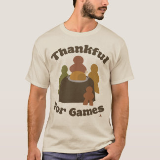 Danke für Games Erntedank Boardgame Slogan T-Shirt