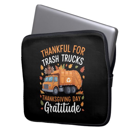 Danke für Gerecycelt LKW Erntedank Day Garbag Laptopschutzhülle