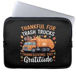 Danke für Gerecycelt LKW Erntedank Day Garbag Laptopschutzhülle
