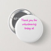 Danke für heute sich freiwillig erbieten an button (Vorne & Hinten)