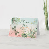 Danke für Ihr Beileid Dragonfly Daisies Karte (Vorderseite)