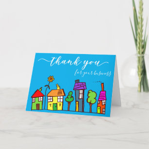 Danke für Ihr Geschäft Realtor Immobilien