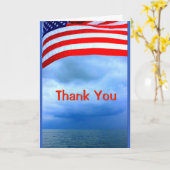 Danke für Ihr Service-Militär danken Ihnen Karte (Gelbe Blume)