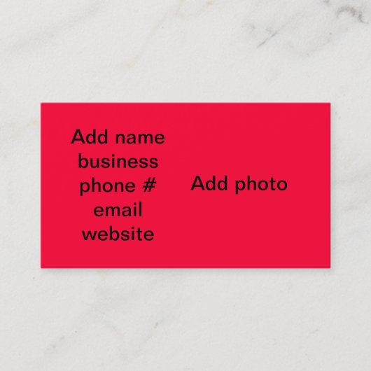 Danke für Ihr Visitenkarte (Vorderseite)