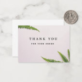 Danke für Ihre Bestellkarte Mitteilungskarte (Vorderseite/Rückseite Beispiel)