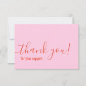 DANKE für Ihre Bestellung moderne einfügen rosa or (Vorderseite)