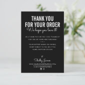 DANKE FÜR IHRE BESTELLUNG Setzen Sie moderne weiße (Stehend Vorderseite)