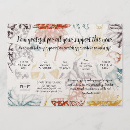 Danke für Ihre Coupon-Karte Einladung