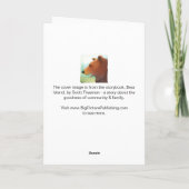 "Danke für Ihre Freundschaft " Dankeskarte (Rückseite)